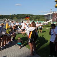257-At competition & Party 955